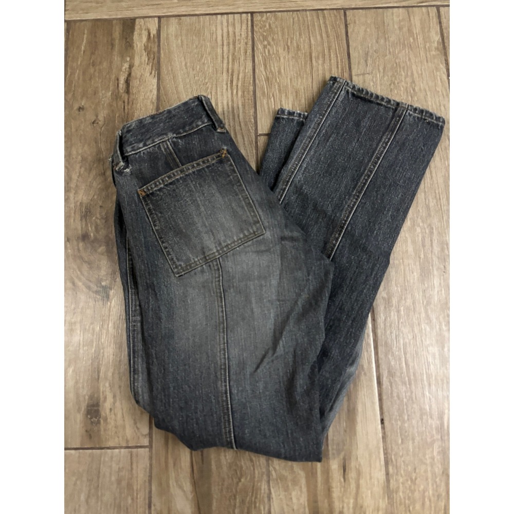 Vintage Y2K GAP Straight Jeans Womens 6 Black Wash 2001 Low Rise Denim‎